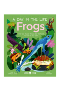 book cover template (57). A Day In The Life: Frogs