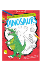 book cover template - 2025-07-02t141039.359. Create And Colour Stories: Dinosaurs