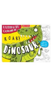 book cover template - 2025-07-02t151808.986. Ultimate Colour-In: Dinosaur