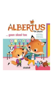 book cover template - 2025-08-28t092813.243. Albertus: Gaan Skool Toe