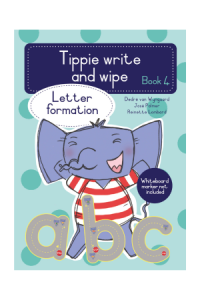 book cover template (39). Tippie Write And Wipe: Letter Formation