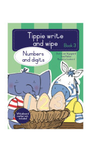book cover template (40). Tippie Write And Wipe: Numbers And Digits