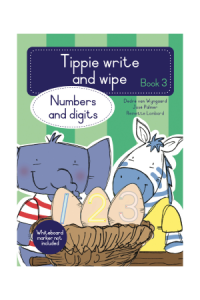book cover template (40). Tippie Write And Wipe: Numbers And Digits