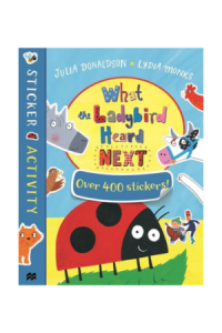 book cover template (50). What The Ladybird Heard Next: Sticker Book