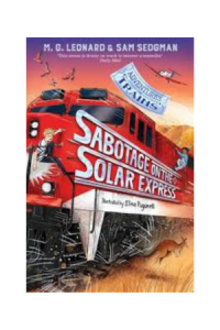 book cover template (70). Sabotage On The Solar Express