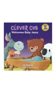 book cover template (47). Clever Cub Welcomes Baby Jesus