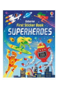 book cover template - 2025-06-12t152221.388. First Sticker Book: Superheroes